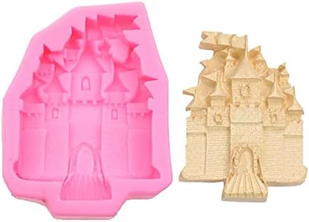 Castle Modeling Fondant Sugarcraft Bolo Molde Diy Sabão Clay Tools Ferramentas de Silicone Molds Ferramentas para assar bolo