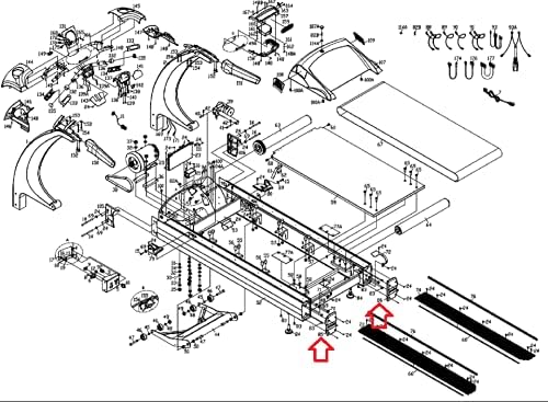 Tampa do rolo traseiro esquerdo e direita MFR-P-2525R 9CT0045 WORKS W TRUE FITNDE CS800 TEADMILL