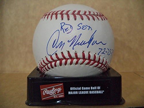 Don Newhauser Red Sox 72-74 Raro Romlb Baseball autografado com CoA