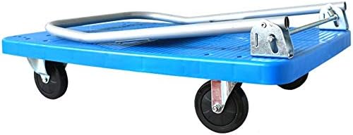 Portátil Dobring Handcart Push Cart Dolly Push Plataform Caminhão dobrável para bagagem viagens pessoais compras automaticamente movimentadas e escritório use o carrinho de mão dobrável de várias funções