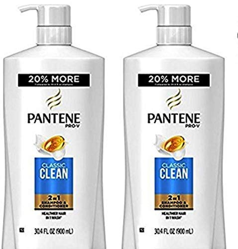 Pantene Classic Clean 2 em 1 shampoo e condicionador 20.1 fl oz