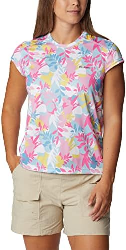 Columbia feminino Summerdry Manga curta Tee impressa