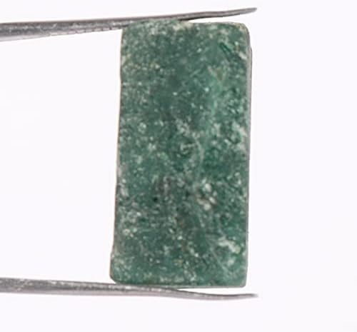 Gemhub sem cortes Jade verde não tratada 63,55 ct de pedra solta para decoração, jóias