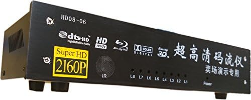 Melhor venda 4K High Definition 8 Channel Digital Video Player. 3840x2160p@30fps Resolução registrada, suporte e-Sata. Backup USB2.0