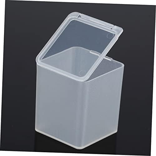 Doitool 10pcs mini contas de alimentos plástico recipientes de alimentos com tampas mini recipientes