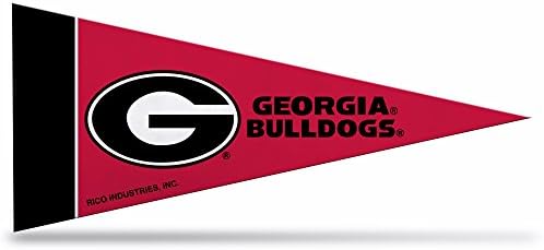 NCAA Georgia Bulldogs de 4 polegadas por 9 polegadas Classic Mini Pennant Décor