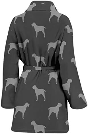 Semify animais de estimação spinoni italiani cã padrão impressão manto de banho feminino