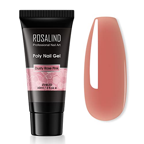 Gel de unhas poli de poli do rosa rosalind, 60 ml de extensão poli rosa gel rosa gel poly neutro unhas gel edifício rápido,