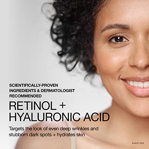 Neutrogena Rapid Retwrinks Repair Retinol Pro+ Hidratante noturno anti-ranger, creme de rosto e pescoço antienvelhecimento,
