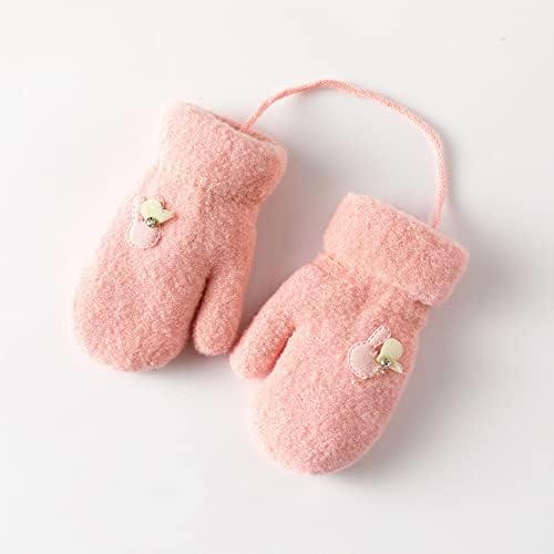 Qvkarw meninas e luvas fofas e quentes espessadas para meninos luvas de lã luvas Mittens mulheres clima frio