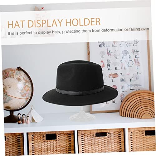 Alipis 2pcs masculino chapéu de chapéu de chapéu de hat hat hat rack de beisebol rack jóias exibição de jóias hat de estampa de estojo de estojo hat hat support suporte peruca displayr organizador de peruca exibir suporte de peruca