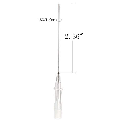 Agulhas de piercing, 10pcs 18g IV Kit de agulhas de cateter piercing para kits de partida IV, suprimento de agulhas