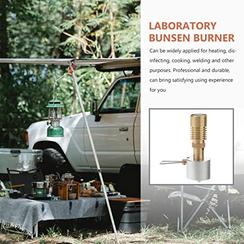 iPlusmile propano Bunsen Burner Laboratory Bunsen Burner Propane Gas Bunsen Burner para aquecimento para desinfetar a soldagem