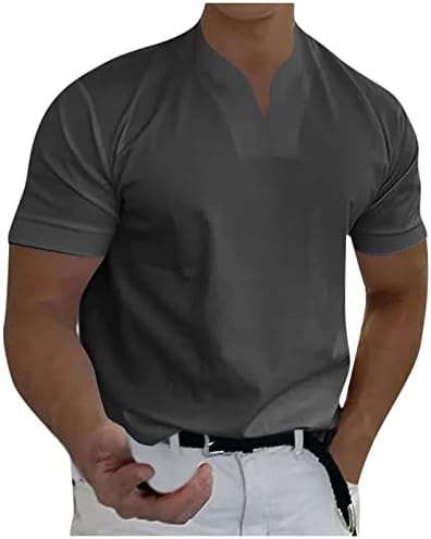 Camisas de manga curta de ajuste regular de homens