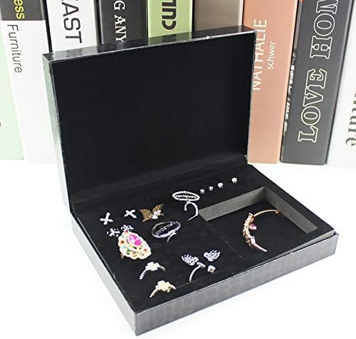 Kit de jóias de pintura de diamante diy uryy, forma especial shinestone pu anéis de couro colar pulseira organizador