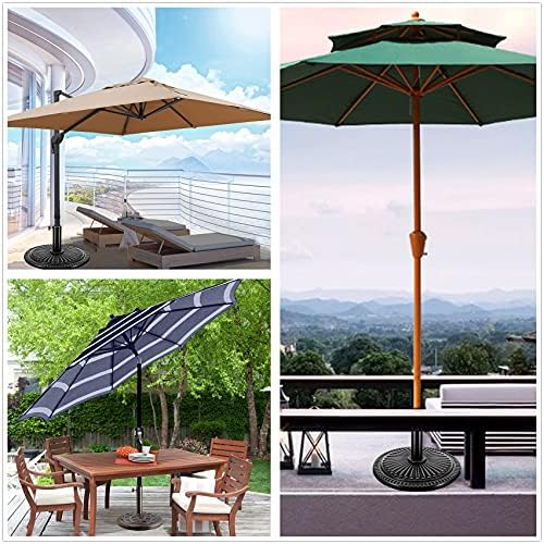 16 PCS Patio Umbrella Stand Part Part Umbrella Adapter Umbrella Base Inserir inserção de plástico para guarda -chuva Adaptador