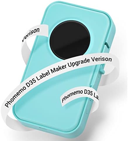 Fabricante de etiquetas Phomemo D35 Máquina de fabricante de etiquetas Bluetooth, mini impressora de adesivos portáteis,