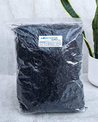 Magicwater Supply Soft & Fin Cut Crinkle Papel Shred Filler para embrulho de presentes e recheio de cesta - preto
