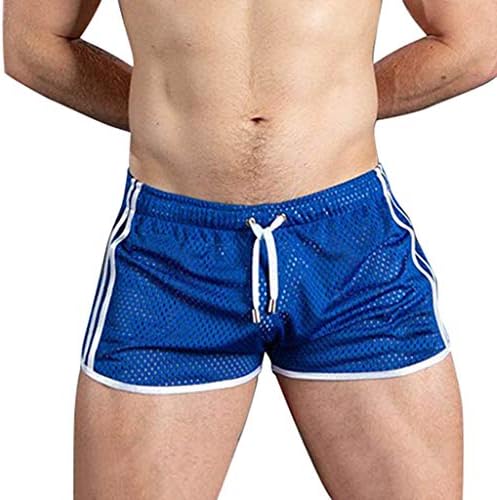 Akimpe Men's Running Workout Bodybuilding Gym Shorts Athletic Casual Pants Short Shorts Fitness Home Beach Troushers