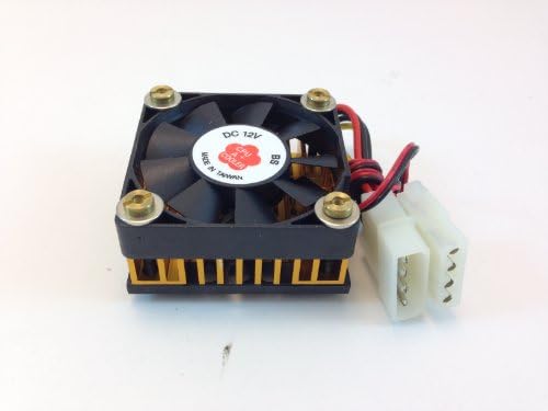 AAVID CPU Filming Fan w/ dissipador de calor, 50 mm sq. Ventilador, 50 mm x 50 mm x 30mm de aquecimento e ventilador, conector