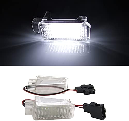 Dagijird 2x LED LED CORESTRA PORTA LUZ Acessórios de substituição de luz branca para Audi
