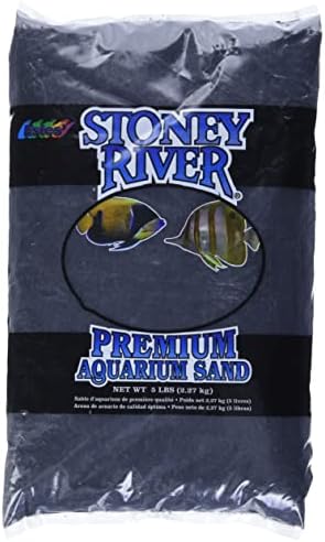 Stoney River Black Aquatic Sandwater e aquários marinhos, bolsa de 5 libras