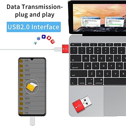 Adaptador para Lenovo ThinkPad X1 Fold-USB-A para C PORTCHANGER, USB TIPO-C OTG USB-A Converter Dados de carregamento