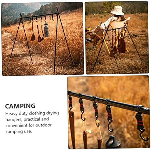 Besportble Hook Up Acessórios ao ar livre Acessórios de acampamento Ganchos grandes S ganchos 5pcs Campsite Armazenamento