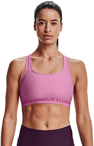 Under Armour Women's Crossback Mid Heather Bra