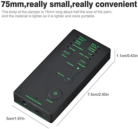 LhllHl Mini Som Sound Card Efeitos de som portátil Máquina Card de dispositivo de caixa de voz para transmissão ao vivo