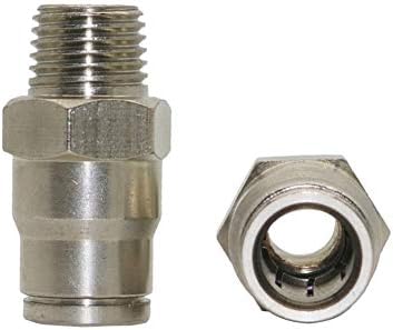 3/8 '' Slip-Lock Connector Válvula Válvula Brass Válvula de Bola Pneumática Coupling Quick para Mist Copling System Mangueira