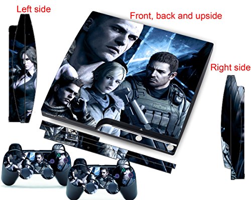 PS3 Skins Resident Evil 6 Decalques Tampa de vinil para PlayStation 3 Slim