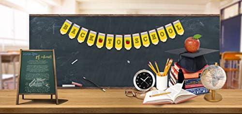 Voltar para a escola Banner de lápis - Primeiro dia de banner da escola - Banner de volta à escola - Decoração da sala
