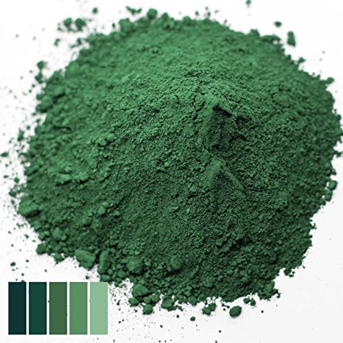 Pigmentos verdes em pó, óxido de ferro verde fosco em pó, pigmentos de concreto verde, corante de rejunte verde, corante
