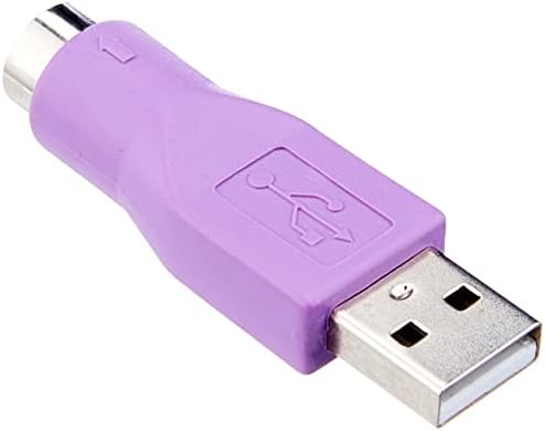 Startech.com Teclado de substituição PS/2 para adaptador USB - F/M - Adaptador de teclado - PS/2 para USB - GC46mfKey, roxo