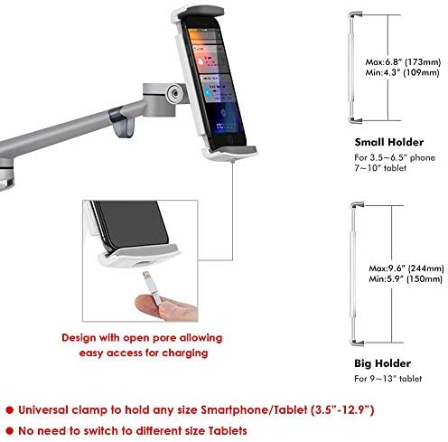 Titular do tablet para o suporte de comprimido /iPad de altura-Design rotativo de 360 ​​graus-Construção durável premium-ideal