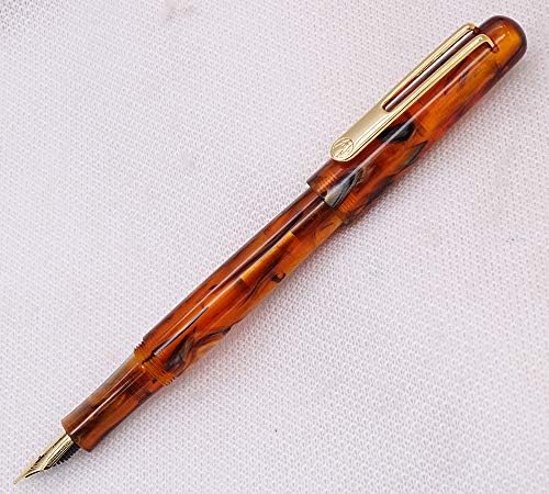 Picasso Ps975 Series acrílico celulóide caneta caneta aurora iridium caneta de caneta de tinta fina caneta - laranja