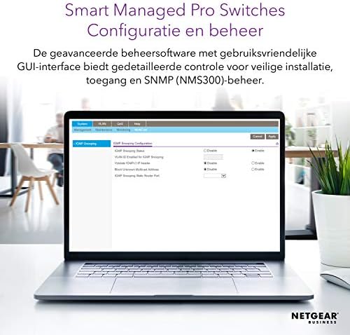Netgear 52 porta Gigabit Ethernet Smart Managed Pro Poe Switch - com 48 x Poe+ @ 760W, 4 x 1g SFP, desktop/rackmount e Protection Lifetime