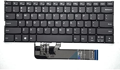 Padarsey New US Layout Notebook Teclado compatível com Lenovo Yoga 730-13IKB 730-13IWL, Flex 6-14arr Flex 6-14IKB Series,