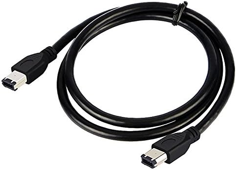Zdycgtime 5ft 6 pino a 6 pinos firewire dv illink masculino para masculino IEEE 1394 Cabo