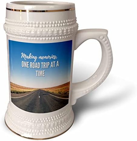 3drose Única viagens fazendo memórias uma viagem de cada vez - 22oz de caneca de Stein