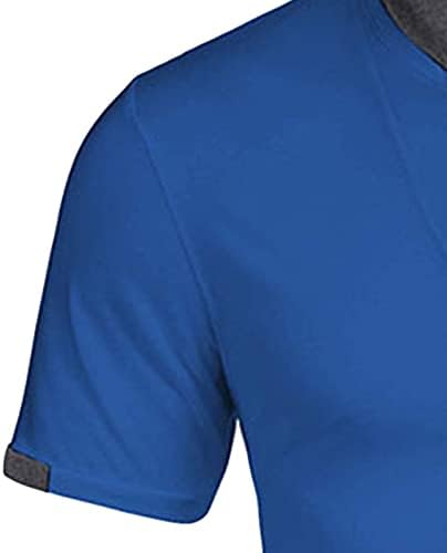 Camisa de pólo de golfe de colarinho masculino camisetas de pólo seco rápido de manga curta henley t-shirt ativo esportes slim fit tops