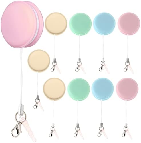 OPERITACX Macaron Tela Tela Limpe 10pcs Candy Color Screen Cleaner Touch Tela Limpador Macaron Shape Cellphone Teclochain de escova