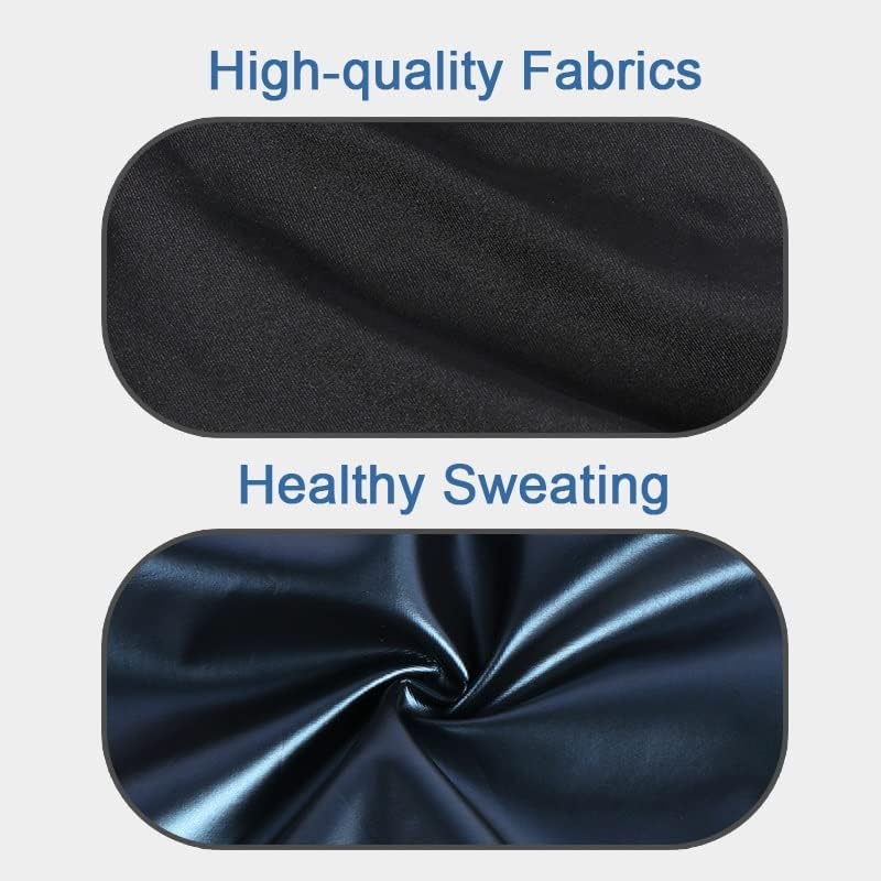 Llamn Sweat Sauna Shorts masculino Treinador de cintura queimação de esportes de fitness na cintura alta