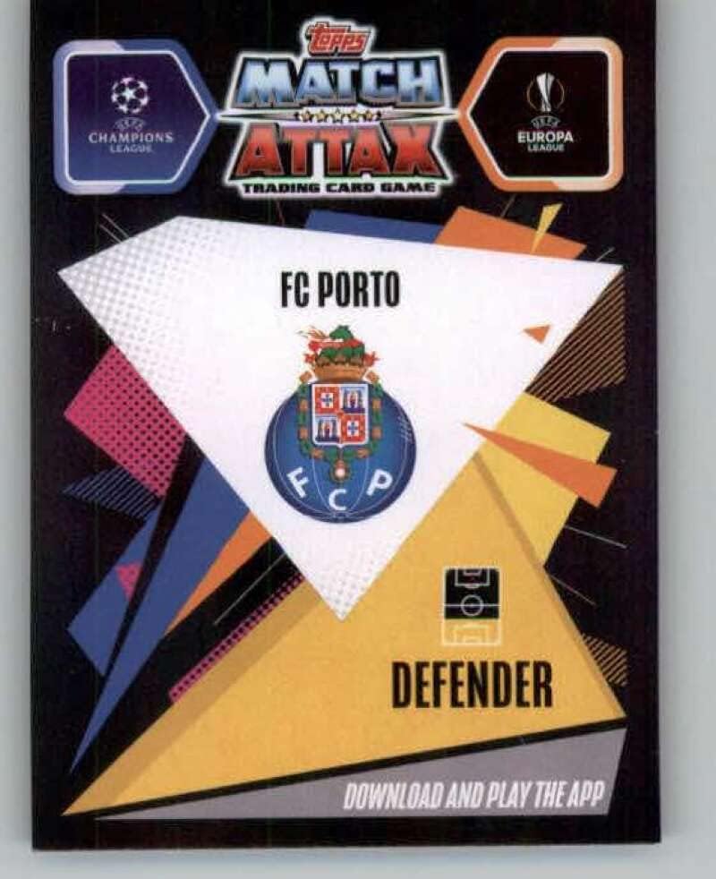 2020-21 Topps Chrome Match Attax UEFA UCL League 111 Alex Telles FC Porto Soccer Trading Card