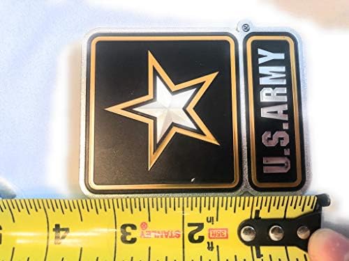 CityDreamshop do Exército dos EUA Magnético Patriótico Fridge Fridge Official Star Logo Magnet Decalque 6 de tamanho