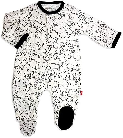 Magnetic Me Footie Pijamas Modal Soft Modal Baby Sleepwear com prendedor magnético rápido | Meninos e meninas dorminhocas
