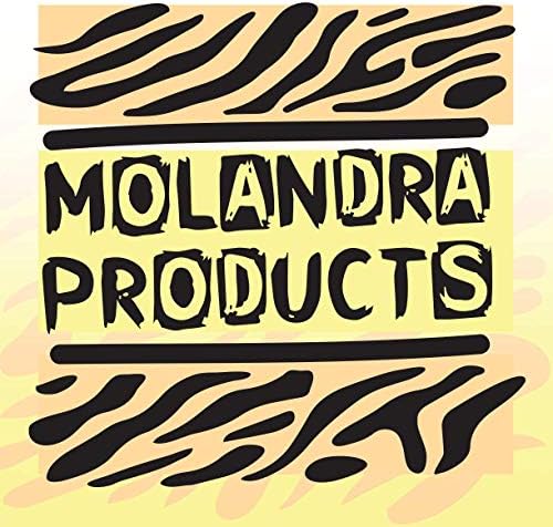 Molandra Products #Munir - 20oz Hashtag Bottle de água branca de aço inoxidável com moçante, branco