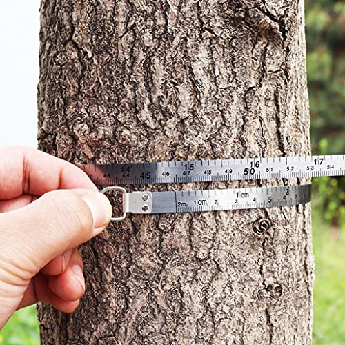 Newesoutorry 1pcs Tree Diâmetro fita de 2000 mm fita adesiva de metal retrátil suave- Uso para medir objetos cilíndricos