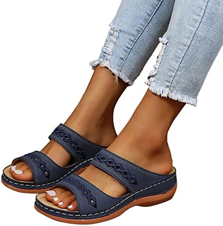 Rvide Sandals for Women Sandálias Ortopédicas de Verão para Mulheres Arco Apoio Sandálias Flipes de Verão Flipes de Verão